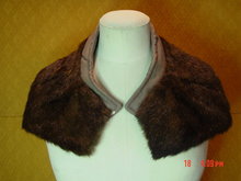 Vintage Dark Brown Mink Collar