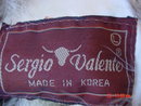 Vintage Sergio Valente White Rabbit Fur Fox Collar Jacket Size L