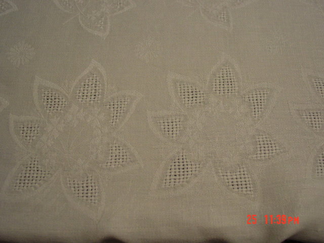 76x57 Damask Linen Tablecloth