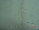 Pair of White Cutout Embroidered Cotton Pillowcases
