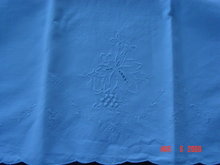 Pair of White Embroidered Pillow Cases