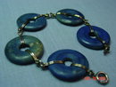 Sterling & Blue Lapis Lifesaver Bracelet