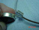Taxco Sterling Black Onyx Pendant & Necklace