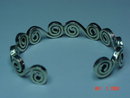 Taxco Mexico Sterling Silver Cuff Bracelet