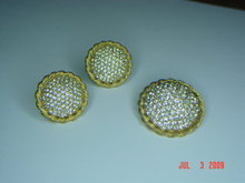Vintage Hattie Carnegie Goldtone Rhinestone Brooch & Clip Earrings