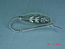 Sterling Silver Rhinestone Brooch