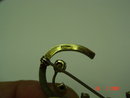 Sterling Vermeil Rhinestone Swag Brooch