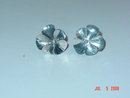 Vintage Stuart Nye Sterling Silver Pansy Screwback Earrings