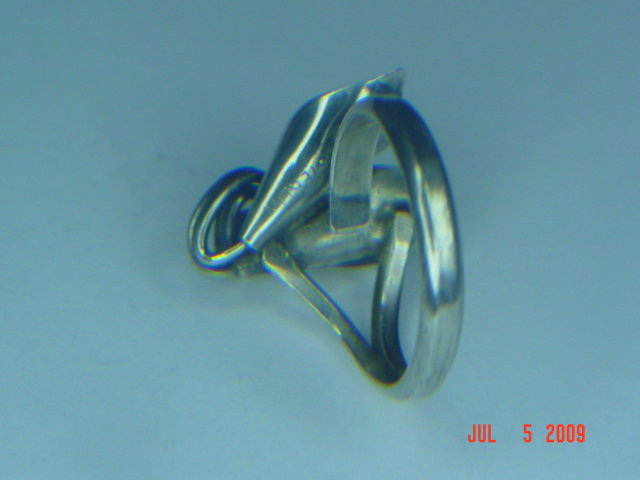 Vintage Stuart Nye Sterling Silver Adjustable Lily Ring