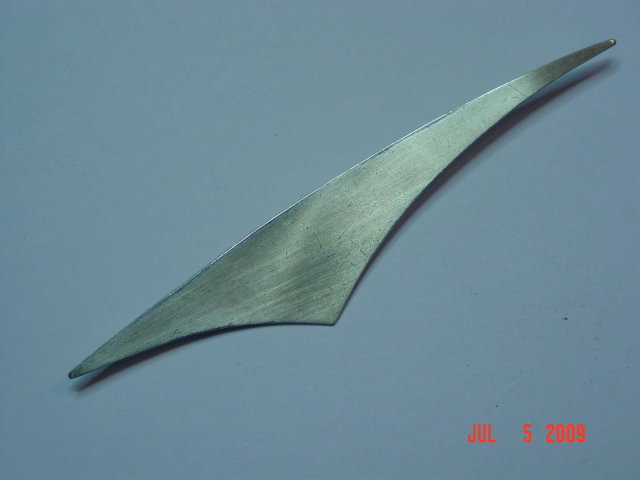 Modernist Beau Sterling Pin