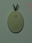 Sterling 19th Hole Flag Golf Pendant