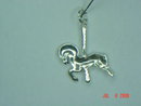 Sterling Carousel Horse Charm or Pendant