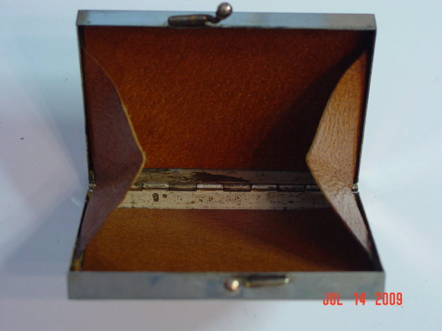 Silverplate 1915 European Coin Purse Box