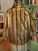 Vintage Brown Faux Fur Coat