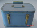 Vintage Blue Starline Train Case