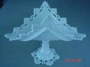 Westmoreland Milk Glass Ring and Petal Banana Stand