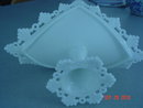 Westmoreland Milk Glass Ring and Petal Banana Stand