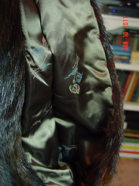 Vintage Brown Fur Capelet