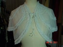 Vintage Light Blue Shadowline Bed Jacket Size Small