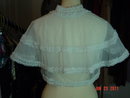 Vintage Light Blue Shadowline Bed Jacket Size Small