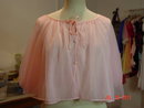 Vintage Van Roalte Pink Nylon Bed Jacket Size Med.