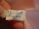 Vintage Van Roalte Pink Nylon Bed Jacket Size Med.