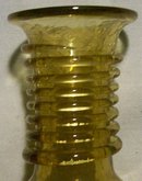Pilgrim Crackle Glass Vase with Applied Spiral