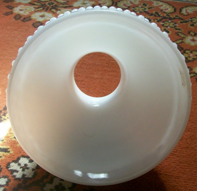 Milk Glass Hobnail Lamp Shade Student Style 8