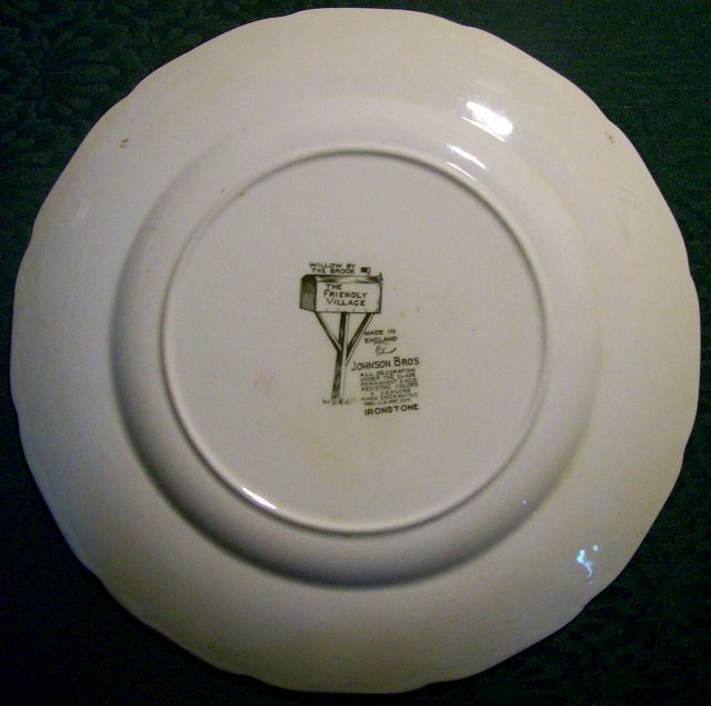 Johnson Brothers Friendly Village Plate