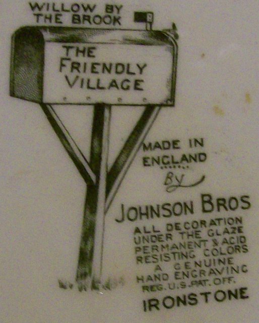 Johnson Brothers Friendly Village Plate