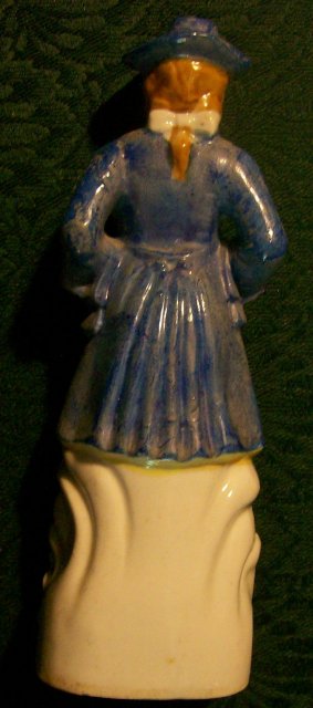 Colonial Gentleman Ceramic Figurine Japan 1930s-40s 7.5