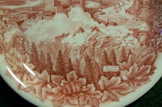 Vancouver Canada Ceramic Souvenir Plate Johnson Bros. 10