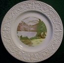 Lake Louise Canada Ceramic Souvenir Plate Crown Devon 1930s-50s 10