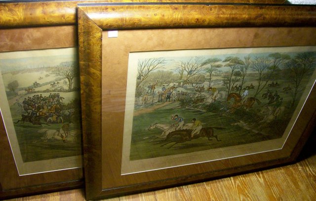 Framed Prints: Northampton Grand National Steeple Chase 1840