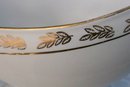 Hall / Poinciana China Golden Oak Ceramic Gravy Boat with Tray 1950's-60's Miami Fl