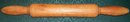 Hand-turned Oak Rolling Pin: 1800's