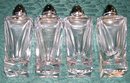 West German Crystal Salt & Pepper Shaker Pairs