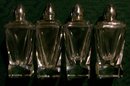 West German Crystal Salt & Pepper Shaker Pairs