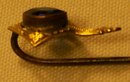 Art Nouveau Stick Pin with Patterned Nib