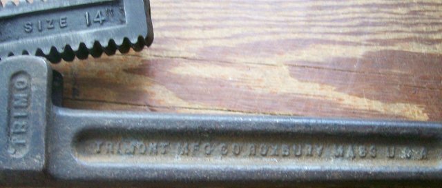 Trimont Trimo #14 Pipe Wrench 13