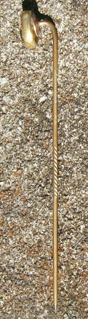 Late 1800's Scarf/Stick Pin with Clear Stone