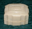 Art Deco Celluloid Plastic Ring Box Hinged Lid Jamaica New York 1920's-30's