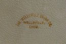 Wellsville China Souvenir Plate: Rainbow Falls/ Yosemite Valley