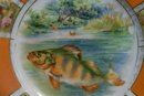 Victoria Czechoslovakia Ceramic Fish Plate 8 5/8