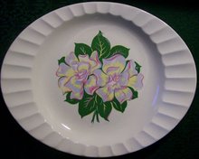Cronin China Platter with Floral Center COI 1