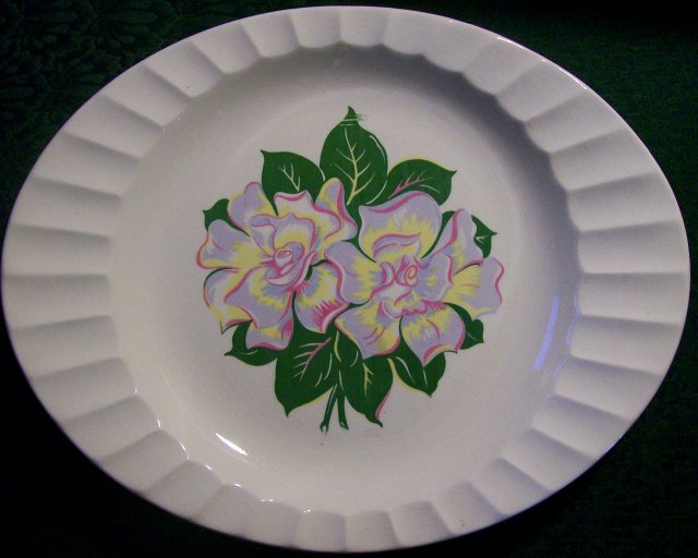 Cronin China Platter with Floral Center COI 1