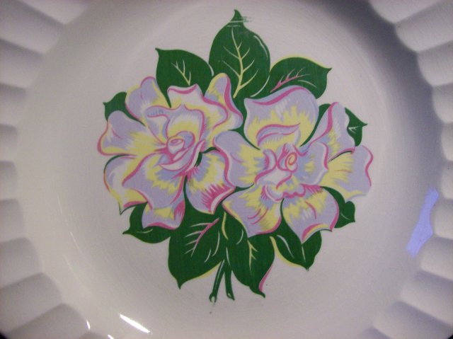 Cronin China Platter with Floral Center COI 1