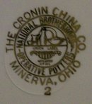 Cronin China Platter with Floral Center COI 1