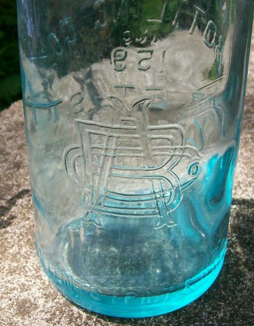 Acme Advertising Glass Bottle Brooklyn NY Early 1900s Aqua Embossed 27 Oz 11