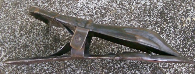 Antique Victorian Brass Human Hand Paper Clip Late 1800's Desk Accessory 5.25